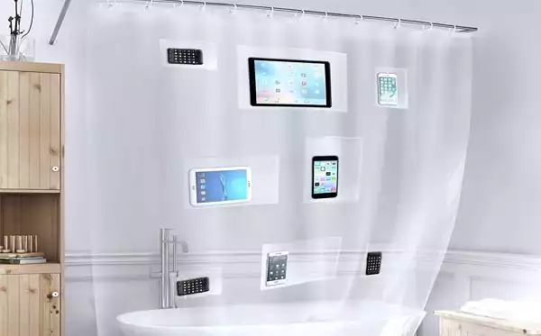 Rèm tắm treo được đồ công nghệ